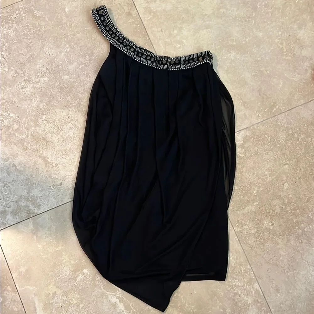 B. Darlin One Shoulder Drape Dress